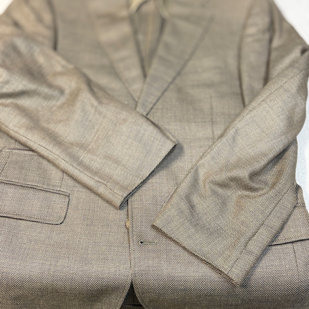 Murano Tan/Patterned Men's Blazer 38 R - Picture 12 of 15
